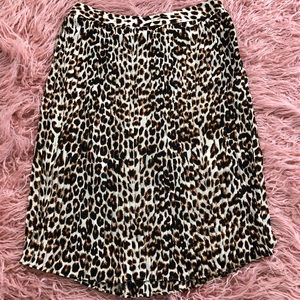 Express Pleated Midi Skirt